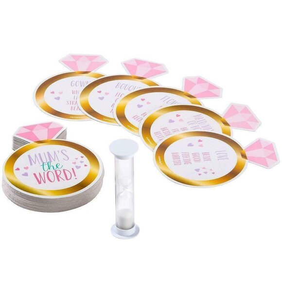Mums The Word Bridal Shower Party Game Set - Picture 1 of 5
